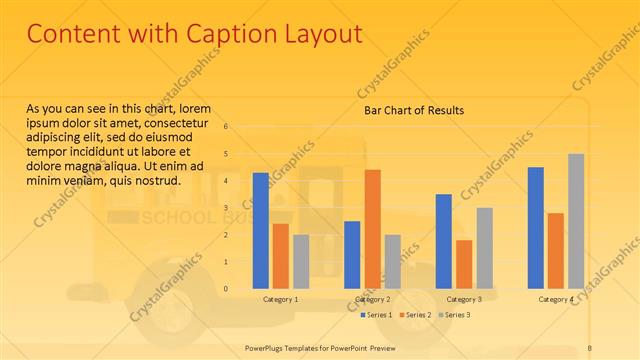 Content with Caption presentation slide layout