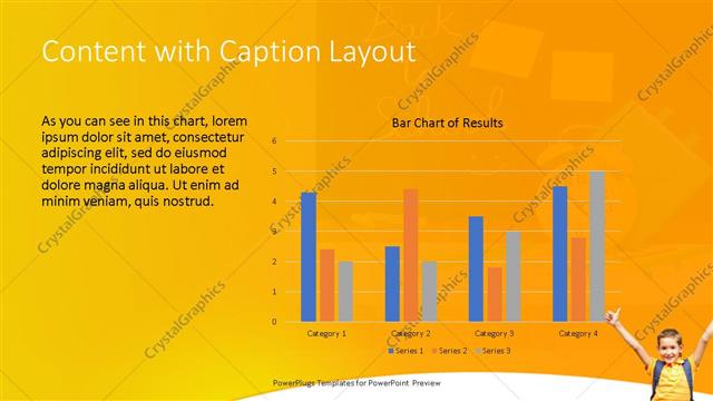 Content with Caption presentation slide layout