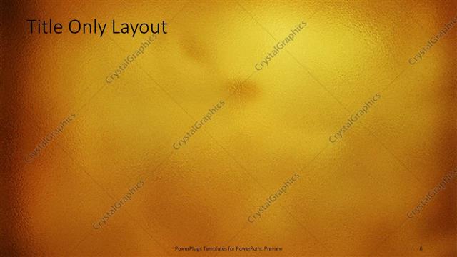 Title Only presentation slide layout