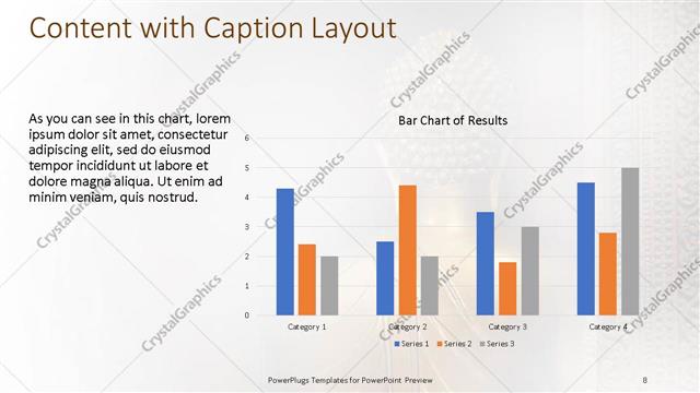 Content with Caption presentation slide layout