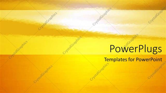  Presentation with orange abstract - Background depicting the setting of the sun orange yellow colors