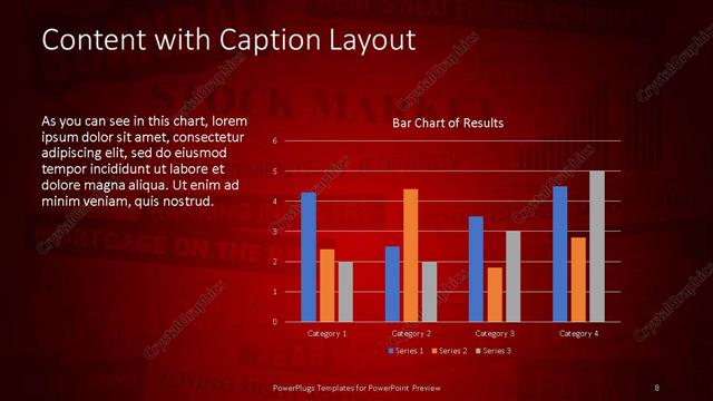 Content with Caption presentation slide layout
