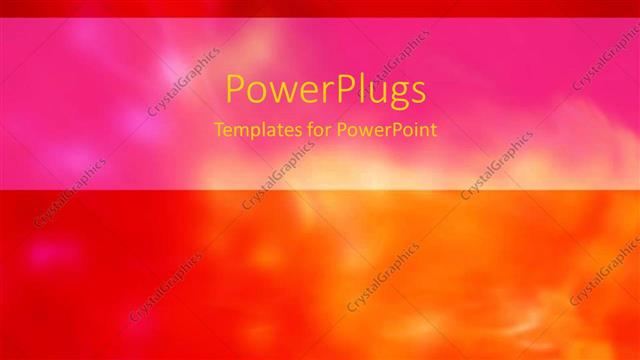  Presentation with color orange - A background of orange and reddish color