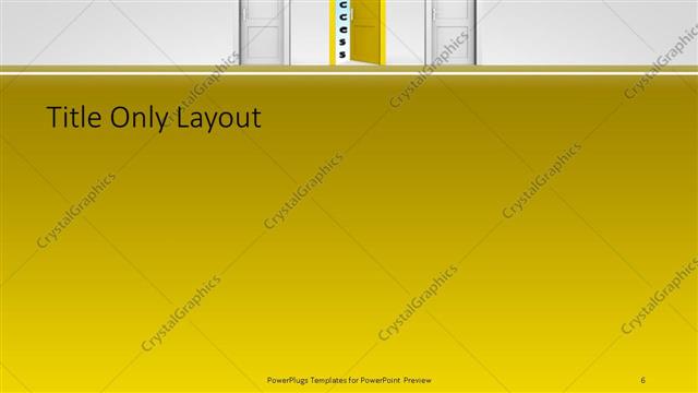 Title Only presentation slide layout