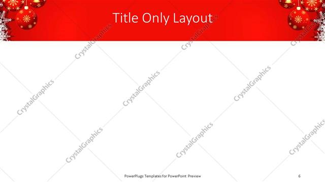 Title Only presentation slide layout