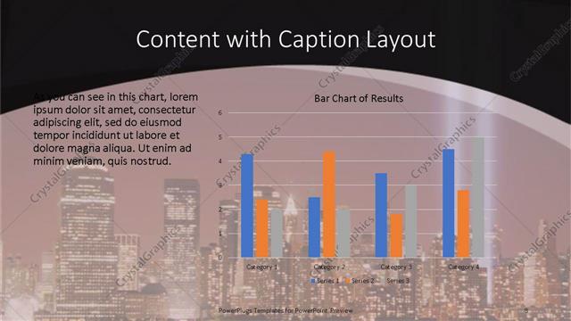 Content with Caption presentation slide layout