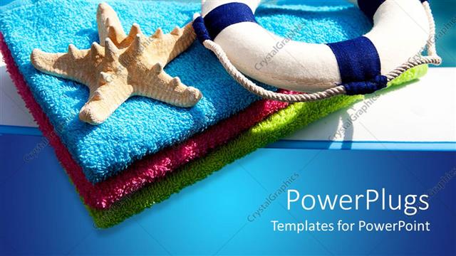  Presentation with swimming - Background related to swimming and enjoying the summer in a pool