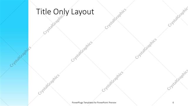 Title Only presentation slide layout