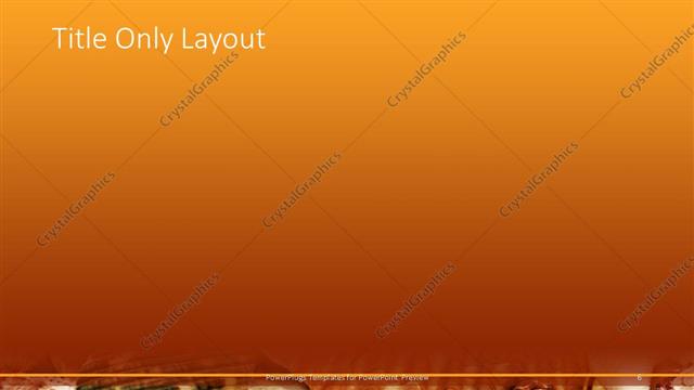 Title Only presentation slide layout