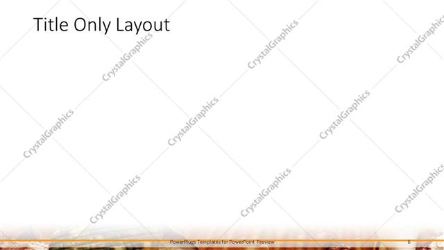 Title Only presentation slide layout