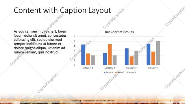 Content with Caption presentation slide layout