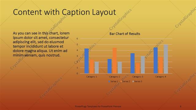 Content with Caption presentation slide layout