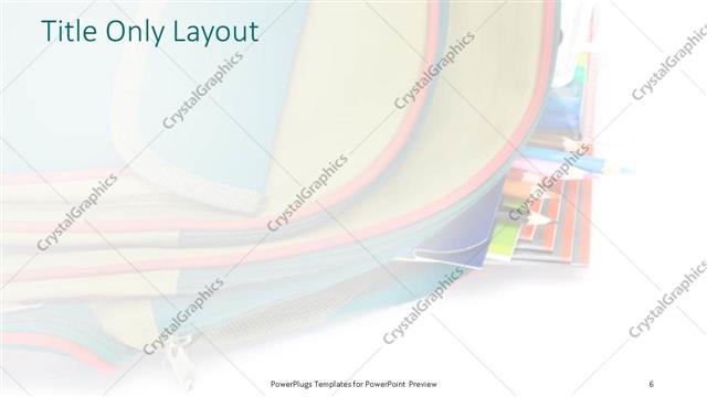 Title Only presentation slide layout