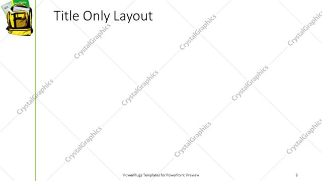 Title Only presentation slide layout