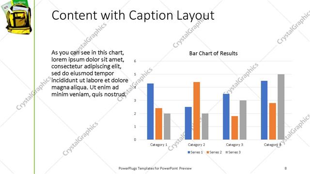 Content with Caption presentation slide layout