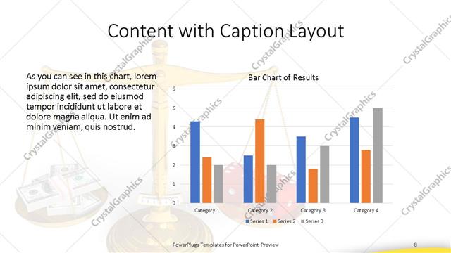 Content with Caption presentation slide layout