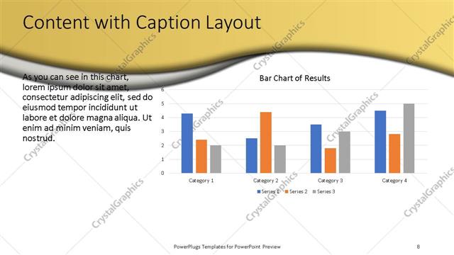 Content with Caption presentation slide layout