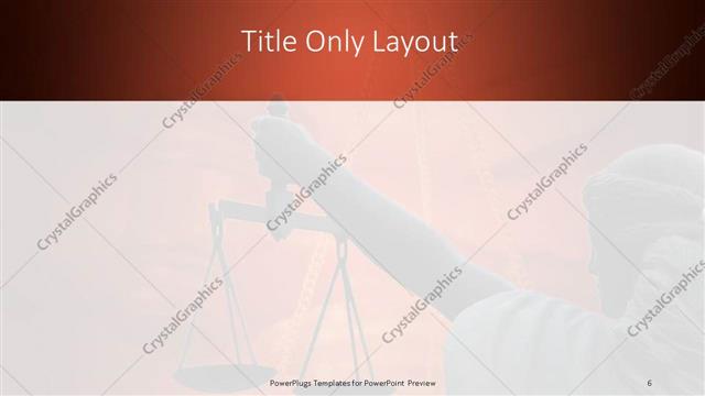 Title Only presentation slide layout