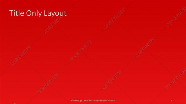 Title Only presentation slide layout