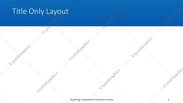 Title Only presentation slide layout