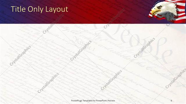 Title Only presentation slide layout