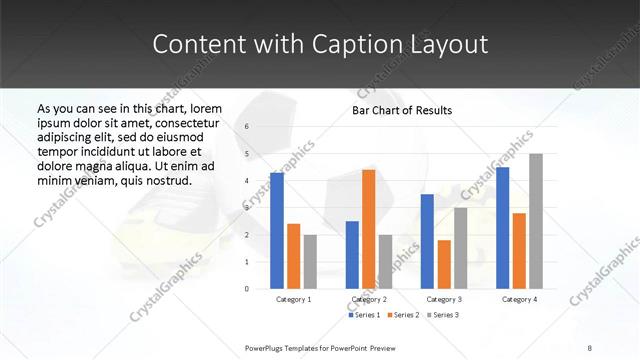 Content with Caption presentation slide layout