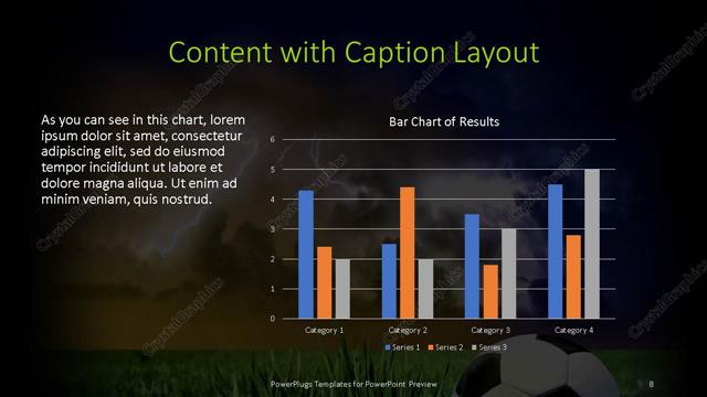 Content with Caption presentation slide layout