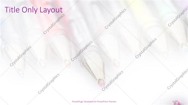 Title Only presentation slide layout