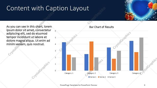 Content with Caption presentation slide layout