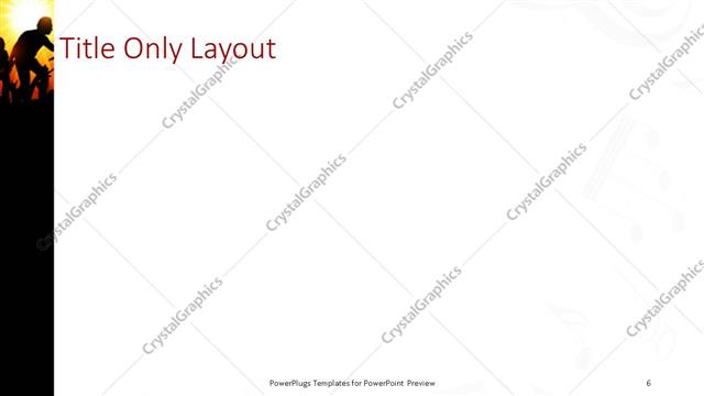 Title Only presentation slide layout