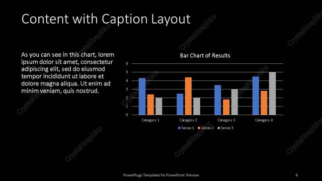 Content with Caption presentation slide layout