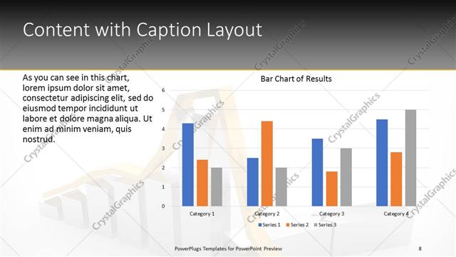 Content with Caption presentation slide layout