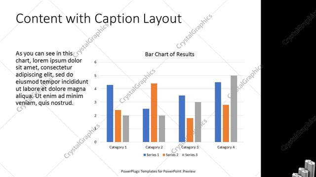 Content with Caption presentation slide layout