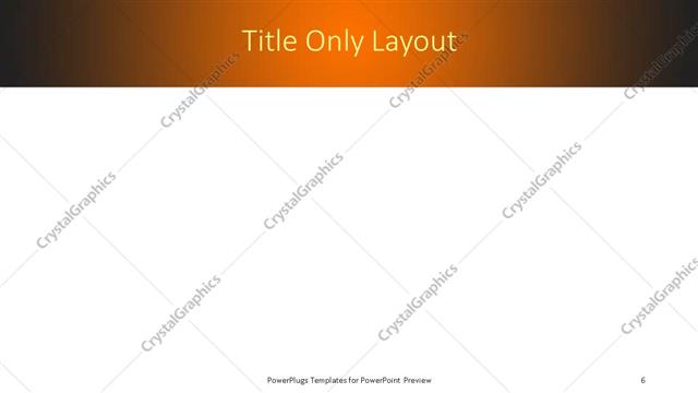 Title Only presentation slide layout