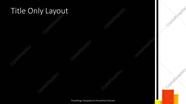 Title Only presentation slide layout