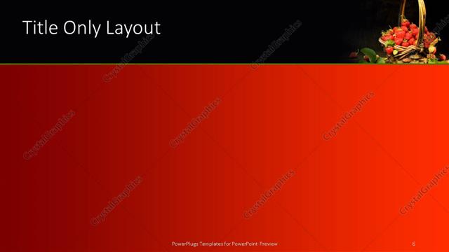 Title Only presentation slide layout