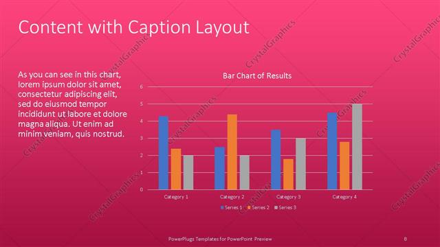 Content with Caption presentation slide layout