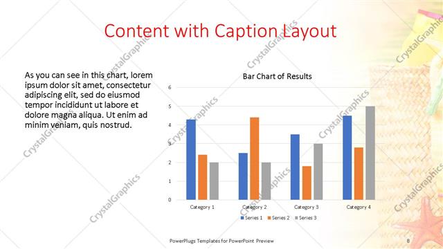 Content with Caption presentation slide layout