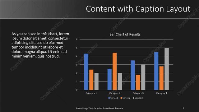 Content with Caption presentation slide layout