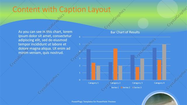Content with Caption presentation slide layout