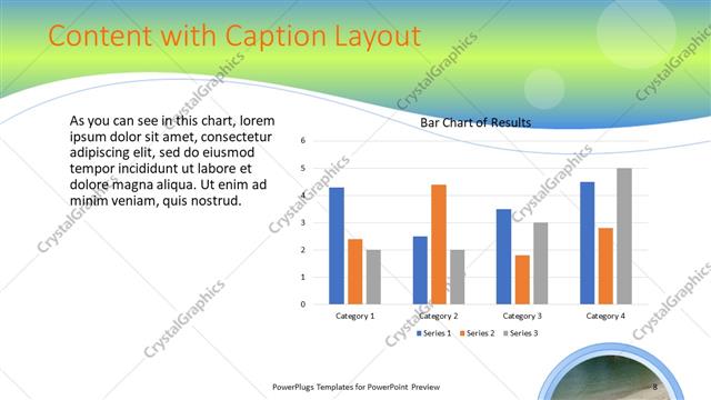 Content with Caption presentation slide layout