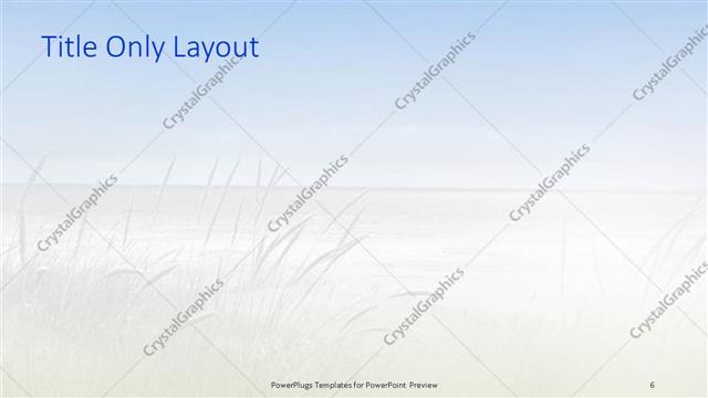 Title Only presentation slide layout