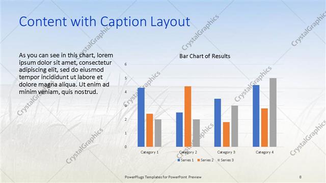 Content with Caption presentation slide layout