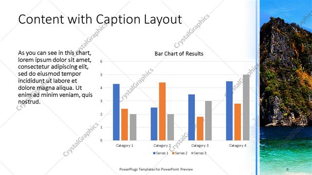 Content with Caption presentation slide layout