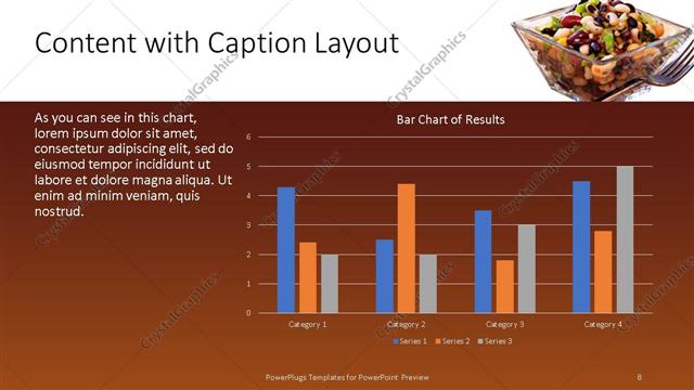 Content with Caption presentation slide layout