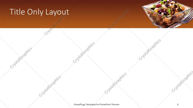 Title Only presentation slide layout