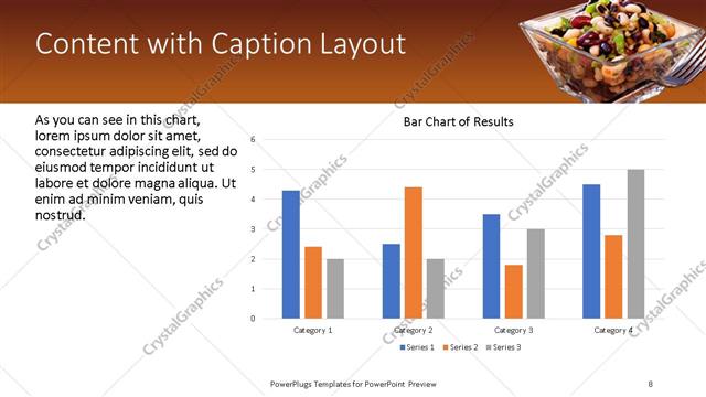Content with Caption presentation slide layout
