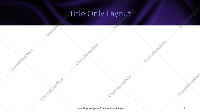 Title Only presentation slide layout