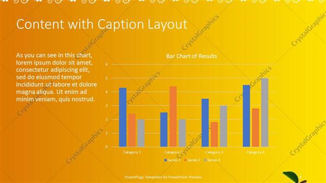 Content with Caption presentation slide layout