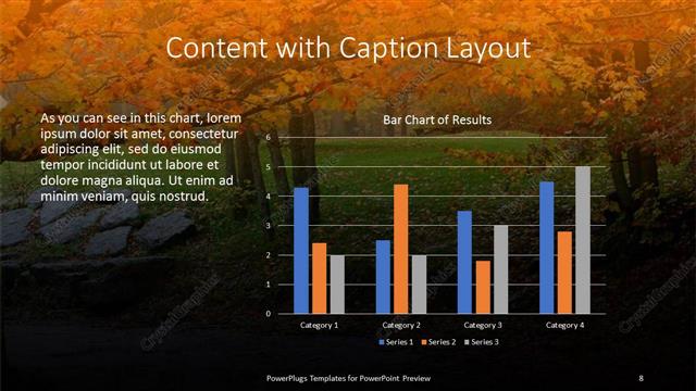 Content with Caption presentation slide layout